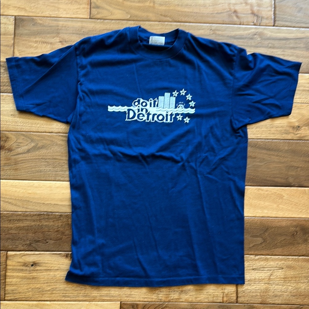 Vtg 70s Do it Detroit single stitch T